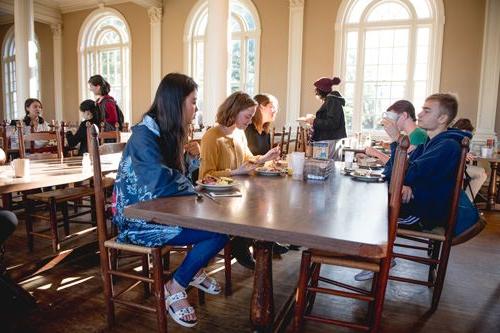 Randall Hall dining room at St. John’s College in Annapolis